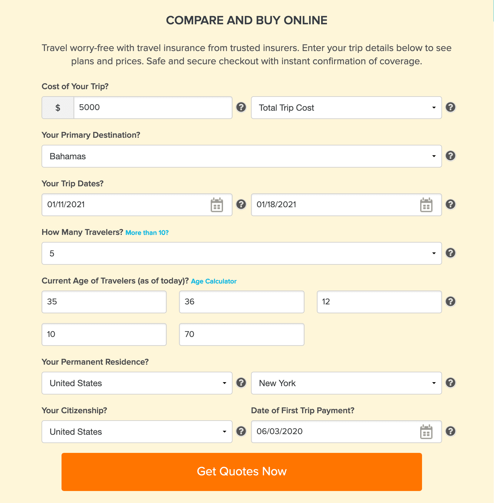 How to Compare and Buy Travel Insurance Online